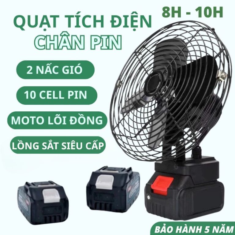 Hướng Dẫn Lựa Chọn Quạt Tích Điện: Giải Pháp Mát Mẻ Trong Mùa Hè Nóng Bức