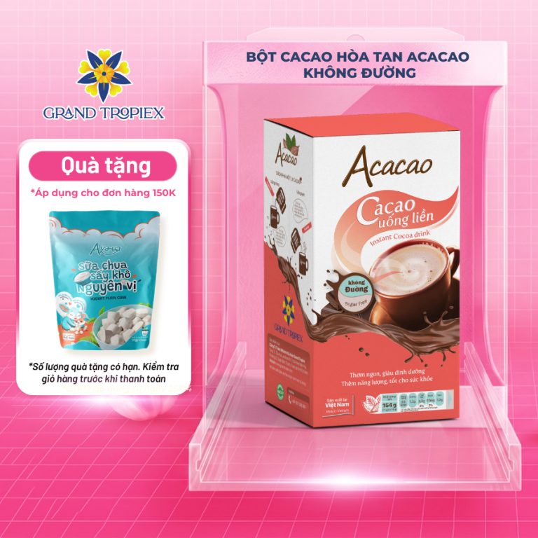 Bột Cacao Hòa Tan Acacao Không Đường – Thử 30 Ngày, Da Mình Thay Đổi Thế Nào?