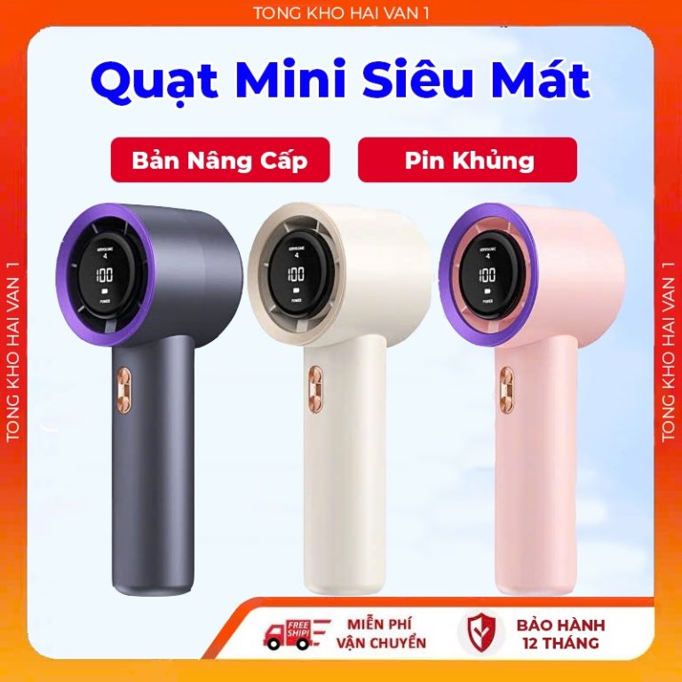 Hướng Dẫn Chọn Mua Quạt Mini Cầm Tay M2: Giải Pháp Lý Tưởng Cho Nắng Nóng Việt Nam