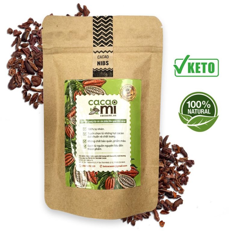 Cacao Nibs: Hạt Ca Cao Rang Mộc Giàu Flavanol Cho Lối Sống Eat Clean