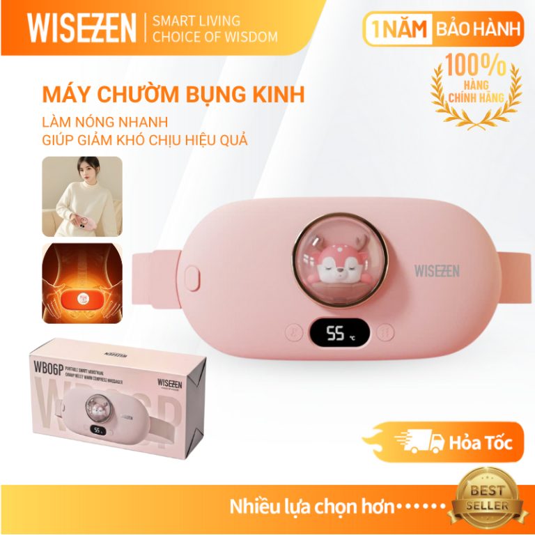 Máy Chườm Bụng Kinh Wisezen Massage Có Thể Đeo Khi Đi Làm: Giải Pháp Thoải Mái Cho Nữ Giới
