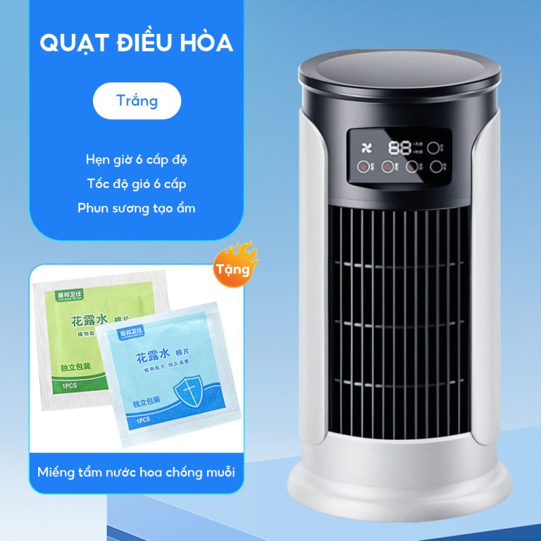 Quạt Phun Sương Tích Điện Mini: Giải Pháp Thoáng Mát Cho Mùa Hè Nóng Bức
