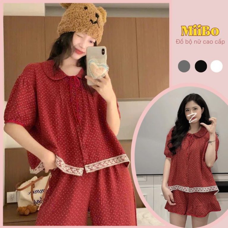 Đồ Bộ Nữ Chất Đũi Họa Tiết Chấm Bi: Liệu Có Đáng Để Thử?