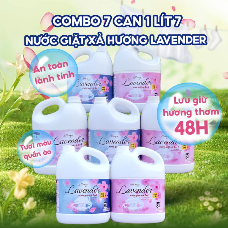 Thử Nghiệm Combo 7 Can Nước Giặt LAVENDER: Liệu Có Thực Sự Tiết Kiệm?