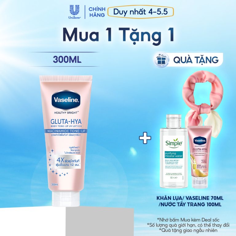 Hướng Dẫn Sử Dụng Vaseline Body Tone-Up Sữa Dưỡng Nâng Tông Tức Thì Cho Phụ Nữ Việt