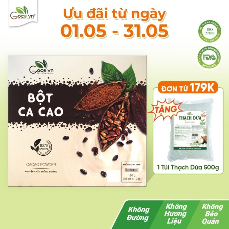 Mình đã thử Bột ca cao nguyên chất Goce.vn trong 30 ngày – Da mình đã thay đổi thế nào?