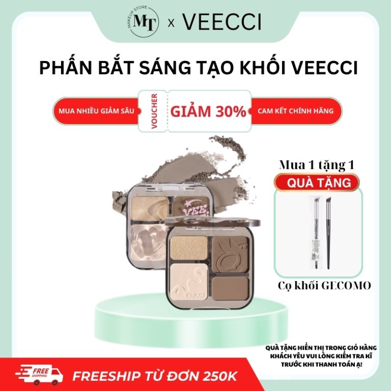 Hướng Dẫn Sử Dụng Bảng Phấn Bắt Sáng Và Tạo Khối Tự Nhiên Lâu Trôi