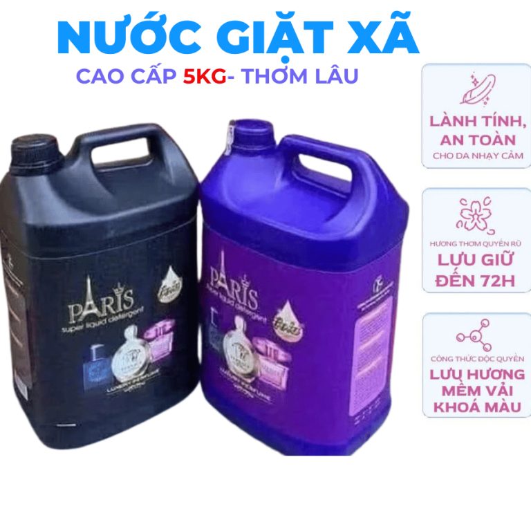 Hướng Dẫn Chọn Nước Giặt Paris: Sản Phẩm Đáng Để Thử Cho Mọi Gia Đình