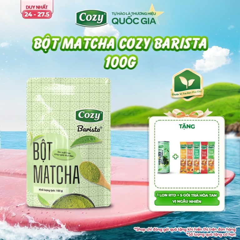 Bột Matcha Cozy Barista: Hướng Dẫn Chi Tiết Cho Nghệ Thuật Pha Chế Matcha Latte Tại Nhà