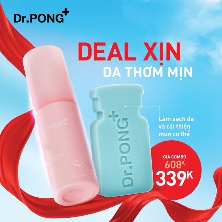 Hướng Dẫn Chọn Xịt Khử Mùi Trắng Da, Mờ Thâm: Dr.PONG 28D Whitening Drone 100ml