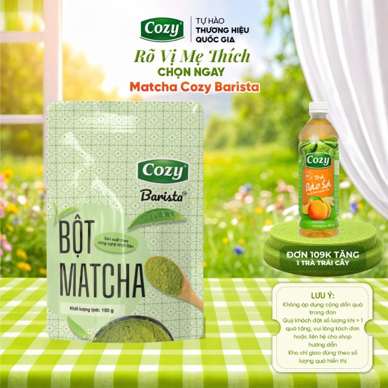 Hướng Dẫn Sử Dụng Bột Matcha Cozy: Pha Trà Sữa, Làm Bánh Kẹo và Nhiều Hơn Nữa