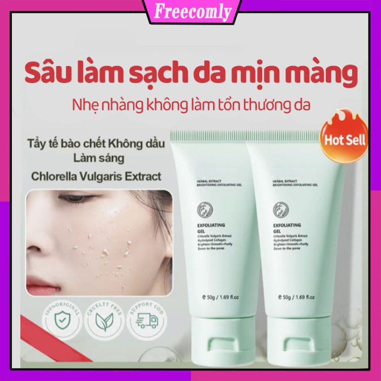 Hướng Dẫn Gel Tẩy Tế Bào Chết Thảo Dược: Làm Sạch Sâu Da, Tẩy Tế Bào Chết, Dưỡng Ẩm và Làm Trắng Da