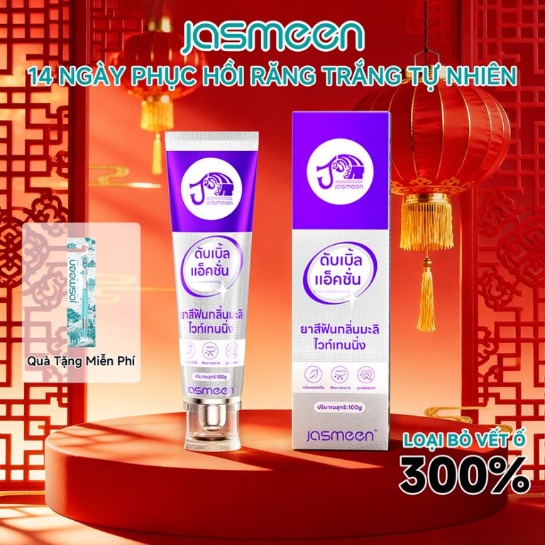 Kem Đánh Răng Làm Trắng Răng JASMEEN Thái Lan – Trải Nghiệm Thực Tế Sau 30 Ngày