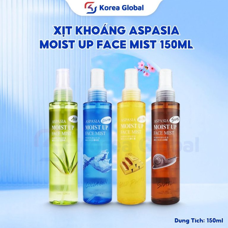 Thử Xịt Khoáng Aspasia Moist Up Face Mist: Da Mình Thay Đổi Thế Nào Sau 30 Ngày?