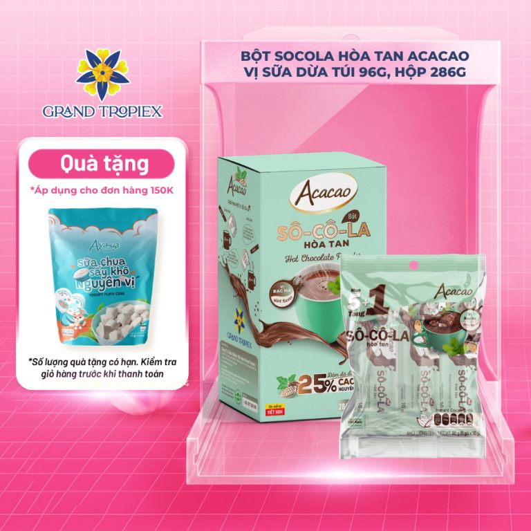 Bột Socola Hòa Tan Acacao Vị Bạc Hà: Giải Pháp Thức Uống Ngon Miệng Cho Phụ Nữ Việt