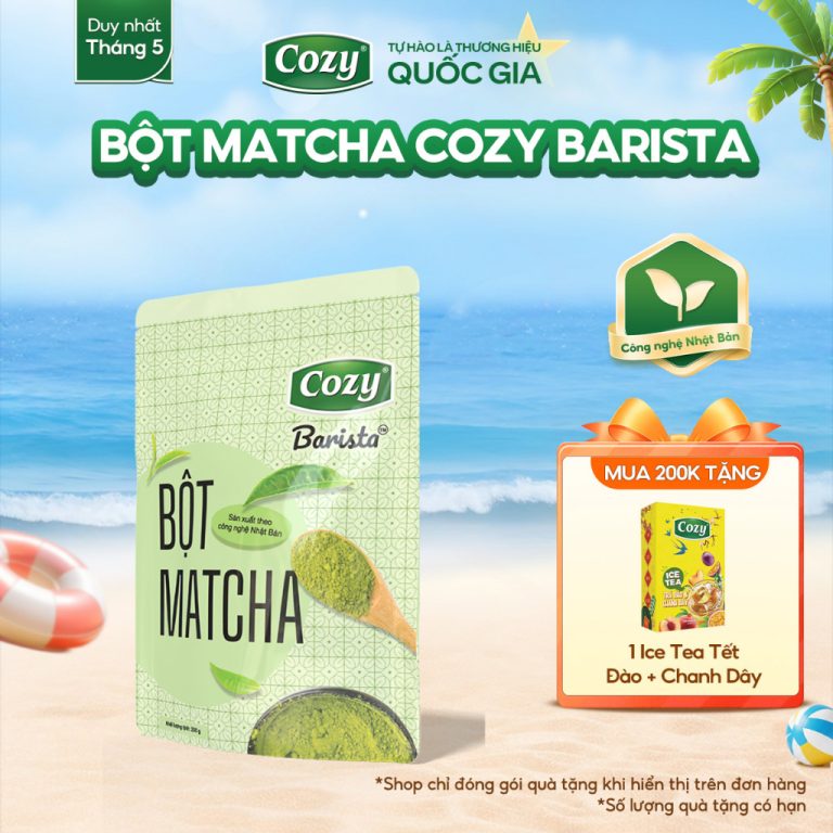 Hướng Dẫn Sử Dụng Bột Matcha Cozy Barista: Trà Xanh Nhật Bản Cho Cà Phê Tại Nhà