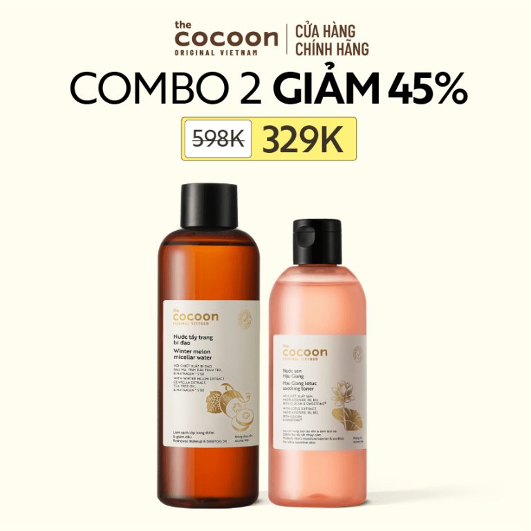 Thử nghiệm Combo Nước Cân Bằng Sen Hậu Giang & Nước Tẩy Trang Bí Đao Cocoon: Da mình thay đổi thế nào sau 30 ngày?