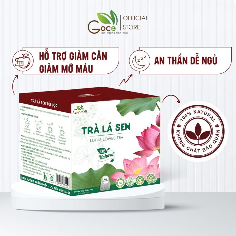 Trà Lá Sen Túi Lọc Goce: Giải Pháp An Thần Ngủ Ngon Cho Phụ Nữ Việt