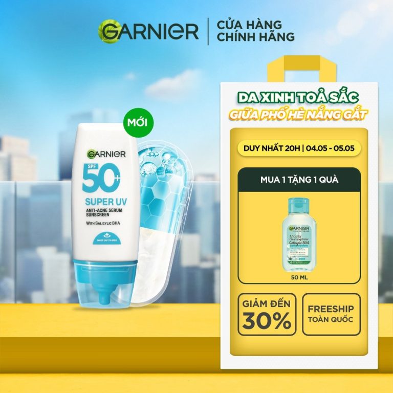 Thử 30 Ngày với Kem Chống Nắng Garnier: Da Mình Thay Đổi Thế Nào?