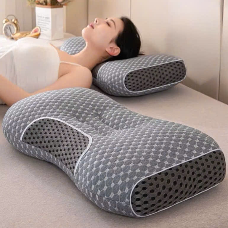 G�i ngủ công thái h�c PTLUXURY ch�ng �au m�i c� vai gáy h... (2)