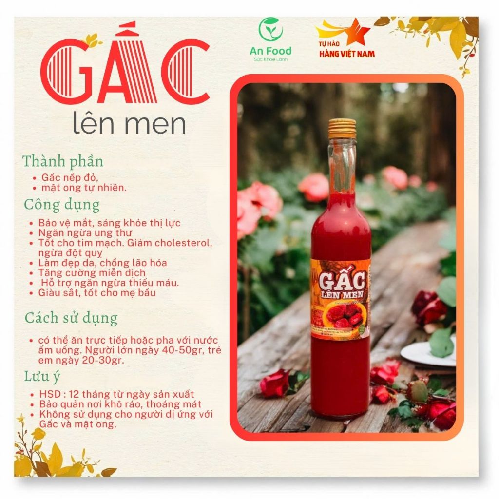 Gấc Lên Men Nguyên Chất (2)
