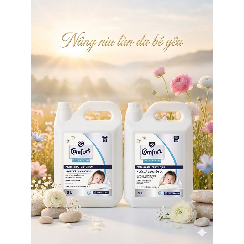 Can Nước Xả Vải Comfort Professional Cho Da Nhạy Cảm Dịu ... (2)