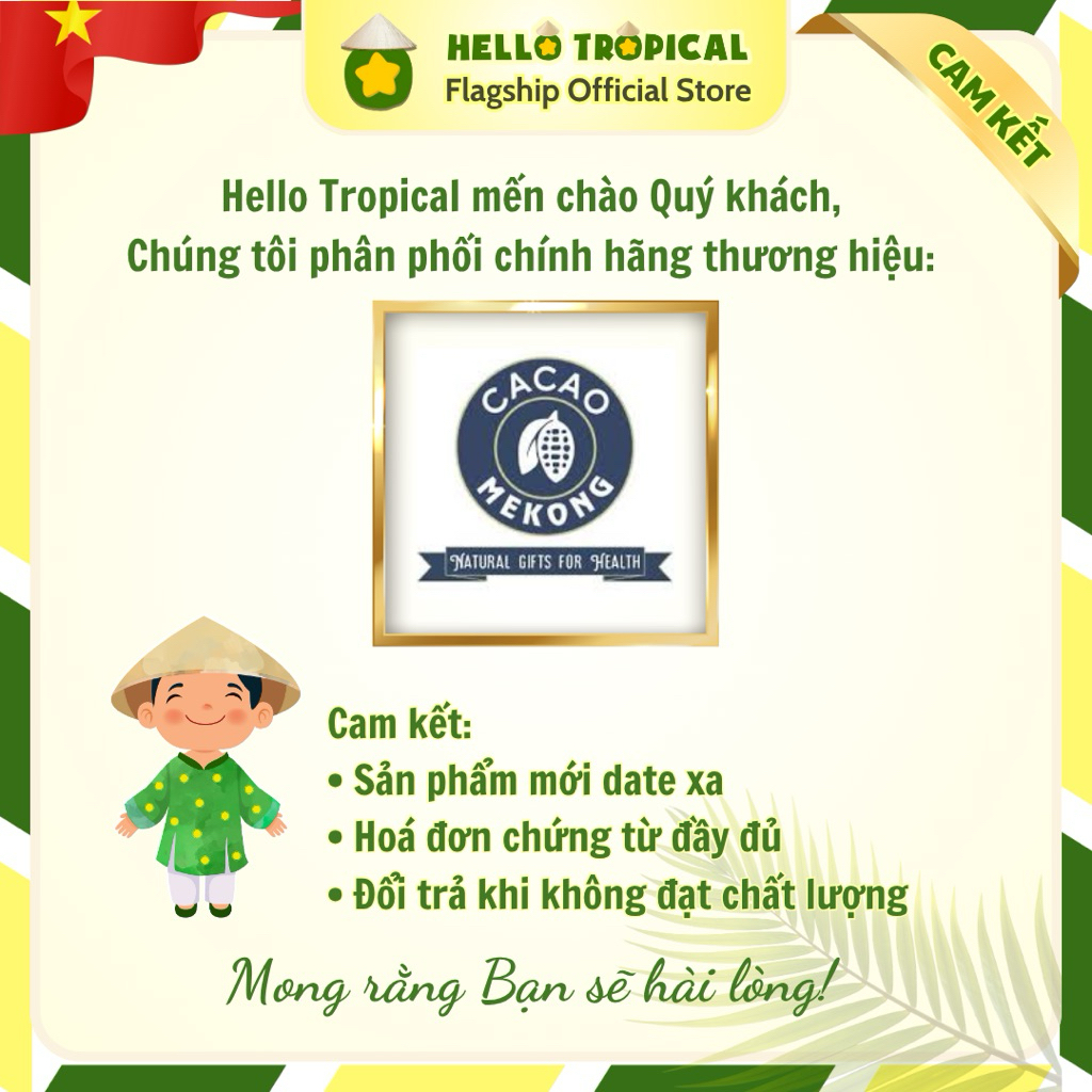 [05.05] Bột Cacao MEKONG Nguyên Chất bơ cao 25% làm choco... (2)
