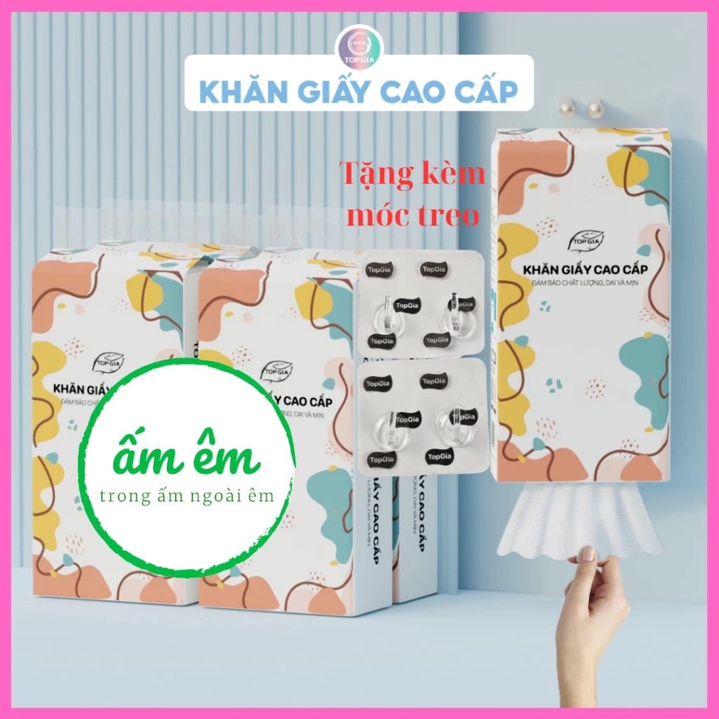 Combo 12 Bịch Giấy Vệ Sinh Treo Tường TopGia Thùng 12 Bịc... (2)
