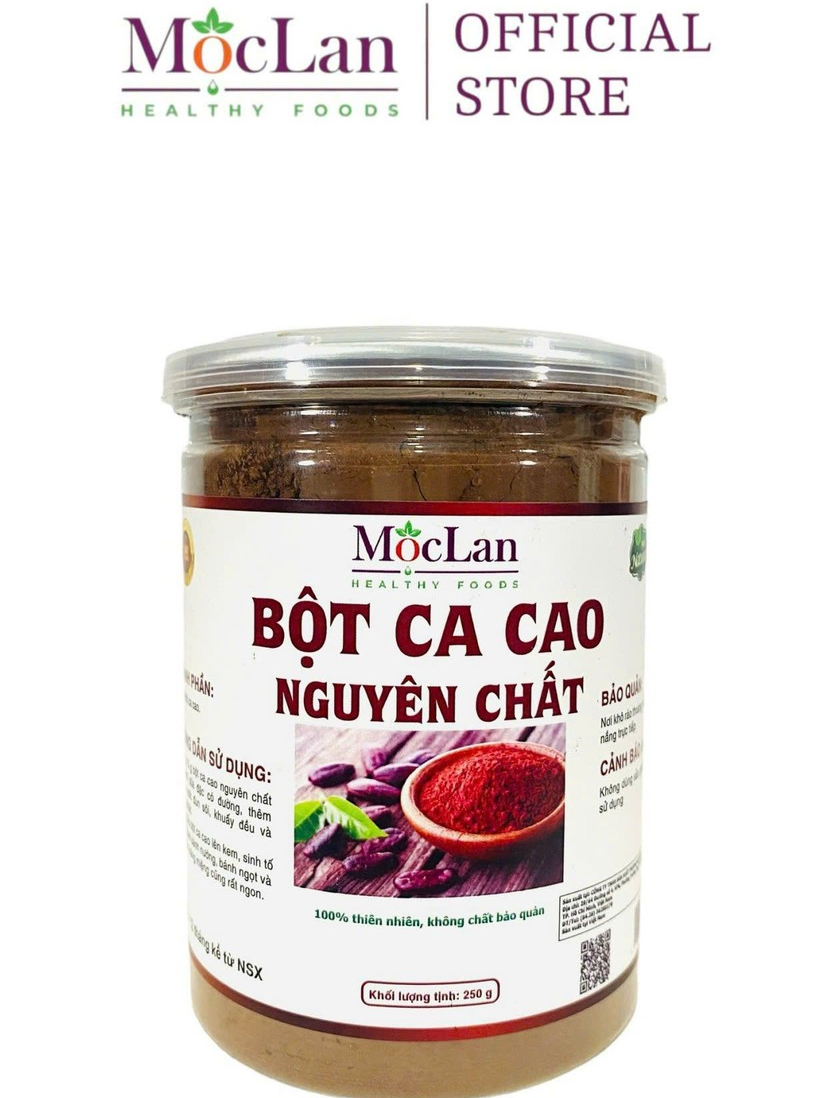 Bột Cacao Nguyên Chất 100% đậm vị Mộc Lan Healthy (2)