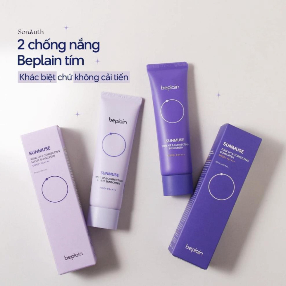 [MUA 1 TẶNG 1] Kem chống nắng Beplain Sunmuse lai Vật Lý ... (2)