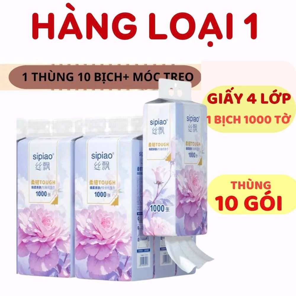 COMBO 10 BỊCH Giấy Treo Tường SIPIAO 1000 Tờ (2)