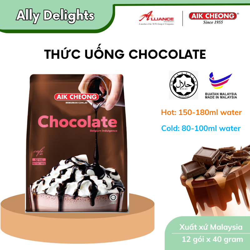 [Mua 1 tặng 1] Chocolate Hòa Tan Malaysia Aik Cheong Túi ... (2)