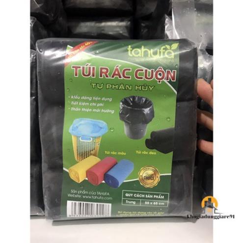 Sét 3 Cuộn Túi Đựng Rác Tự Phân Huỷ Tiện Lợi Rễ Sử Dụng (2)