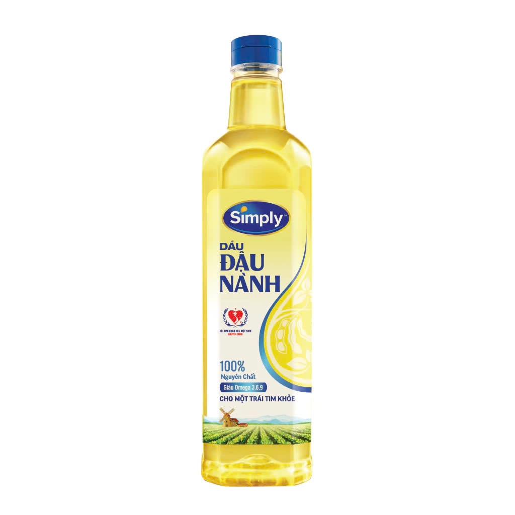 Dầu Đậu Nành Simply 1L nguyên chất (2)