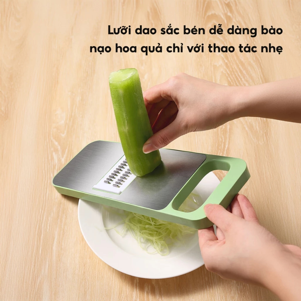 Bộ Nạo Rau Củ Quả 6 Lưỡi Dao Inox 304 Không Gỉ (2)