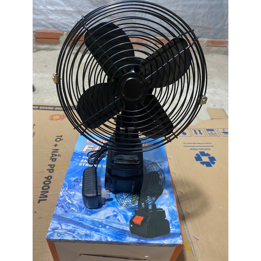Quạt Tích Điện Pin 10 Cell (2)