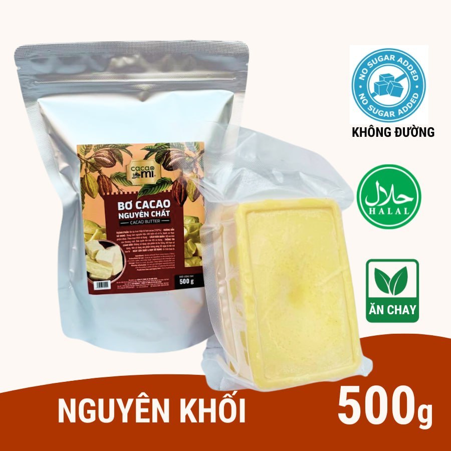 Bơ cacao nguyên chất từ hạt ca cao làm bánh socola chocolate (2)