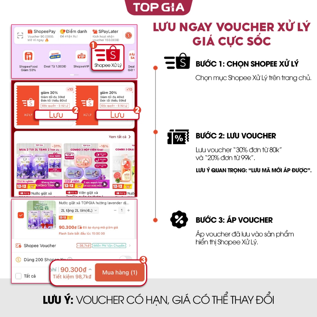 Nư�c giặt xả TOPGIA hương lavender d�u nhẹ (2)