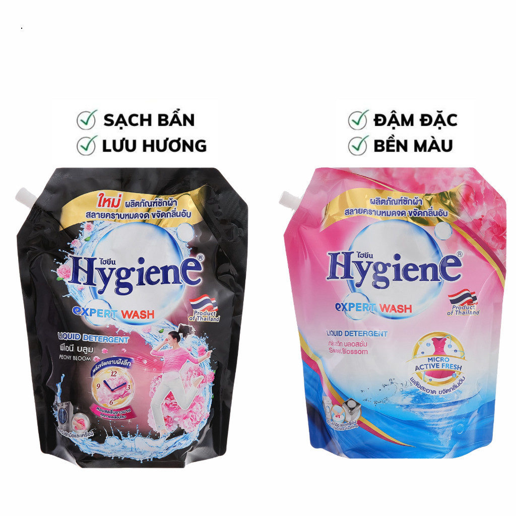 [MUA 1 TẶNG 1] Túi Nước Giặt Xả Hygiene Expert Wash Hương... (2)