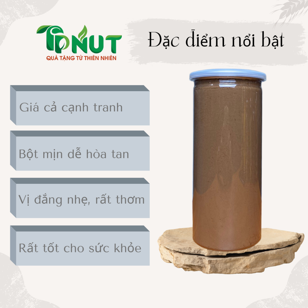 500g hoặc 250g Bột cacao nguyên chất ĐăcLăk loại 1 (2)