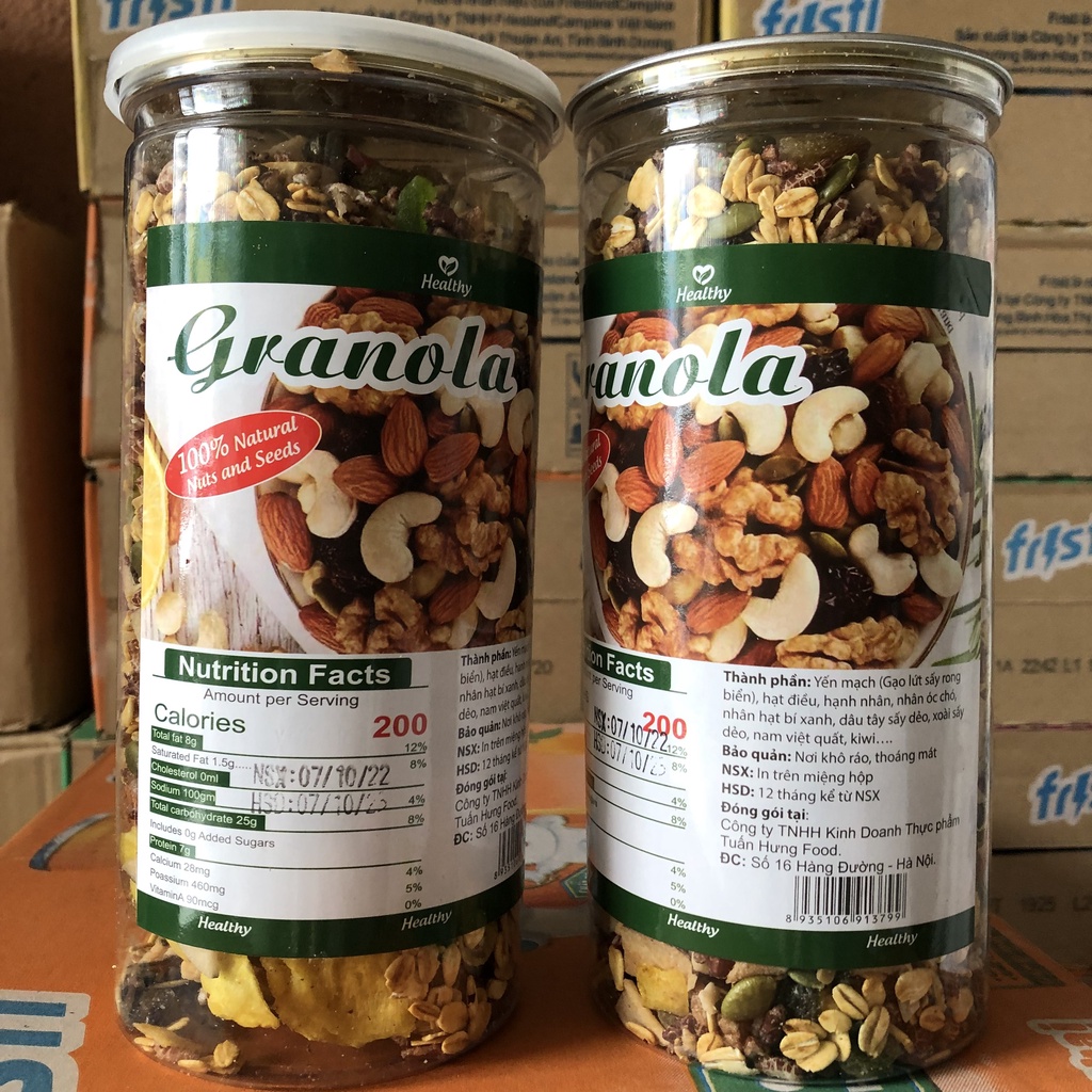 [HỘP 500G] Granola siêu hạt ngũ cốc ăn kiêng (2)