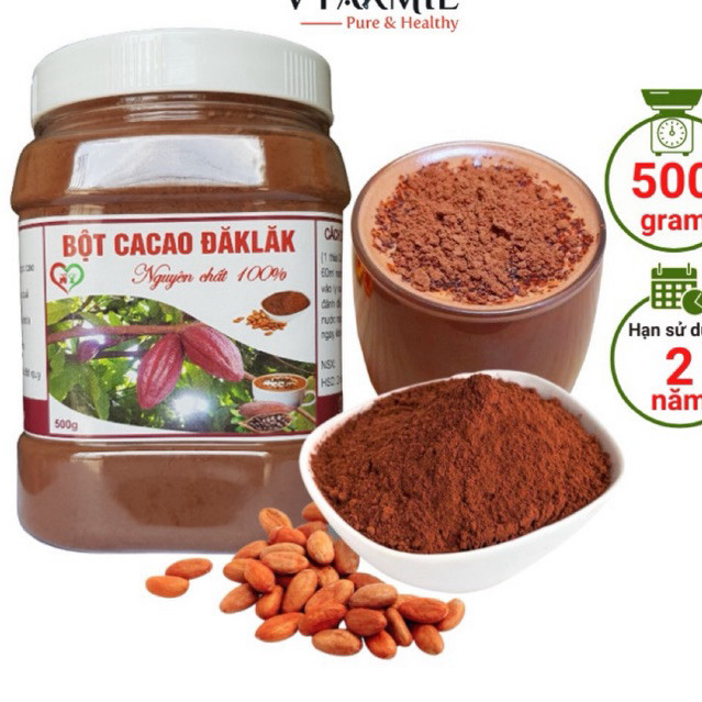 1Kg Bột Ca Cao Nguyên Chất không đường 100% (2)