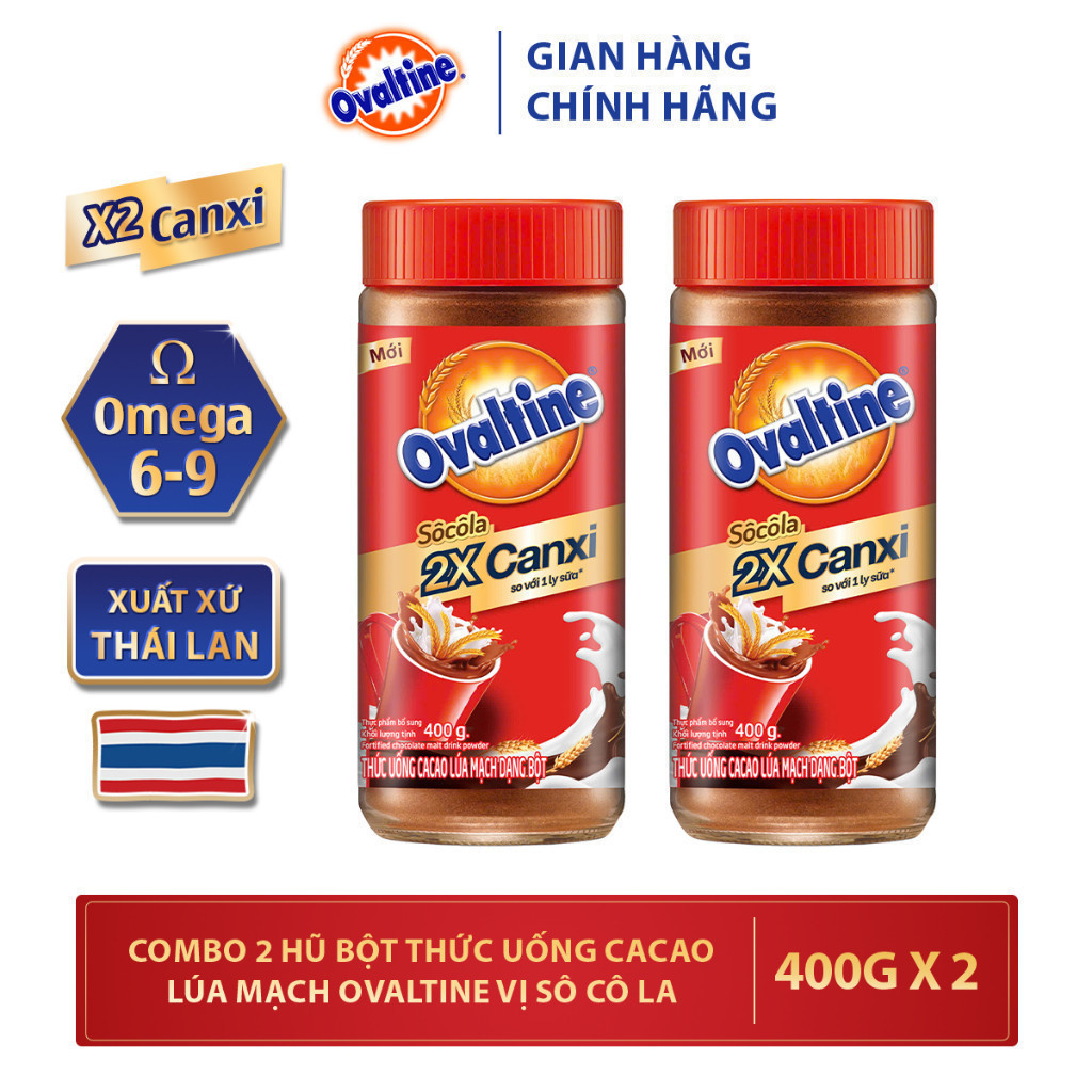 Combo 2 Hũ Thức Uống Cacao Lúa Mạch Dạng Bột Vị Sô Cô La ... (2)