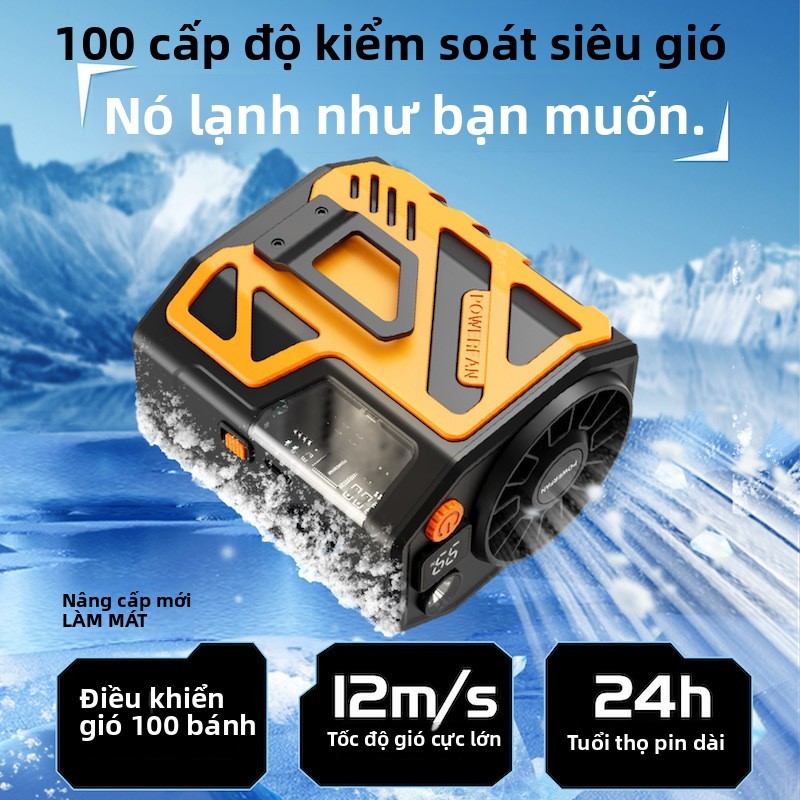 Quạt điện cầm tay ngoài trời mới (2)