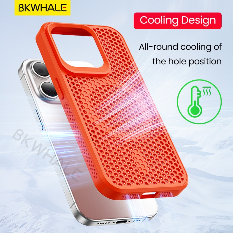 Ốp Điện Thoại Từ Tính Làm Mát BKWHALE Cho iPhone 17 Pro M... (2)