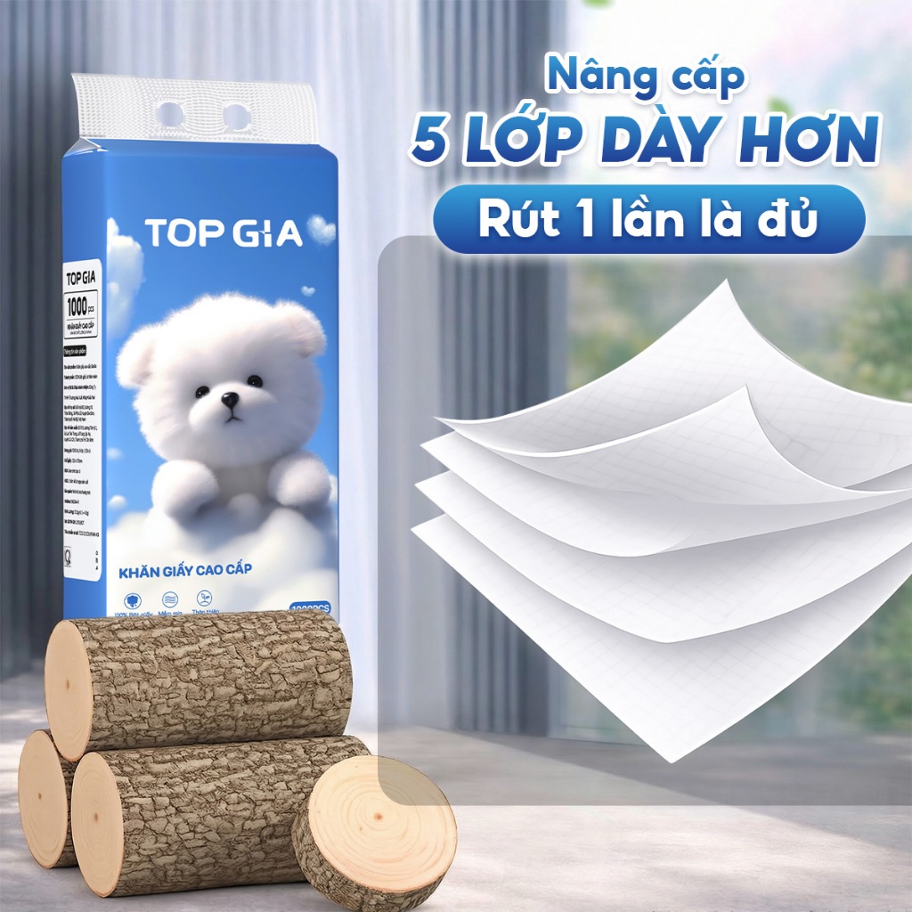 Kh�n giấy rút Top Gia GiaGia treo tư�ng �a n�ng 1000 t� 4... (2)
