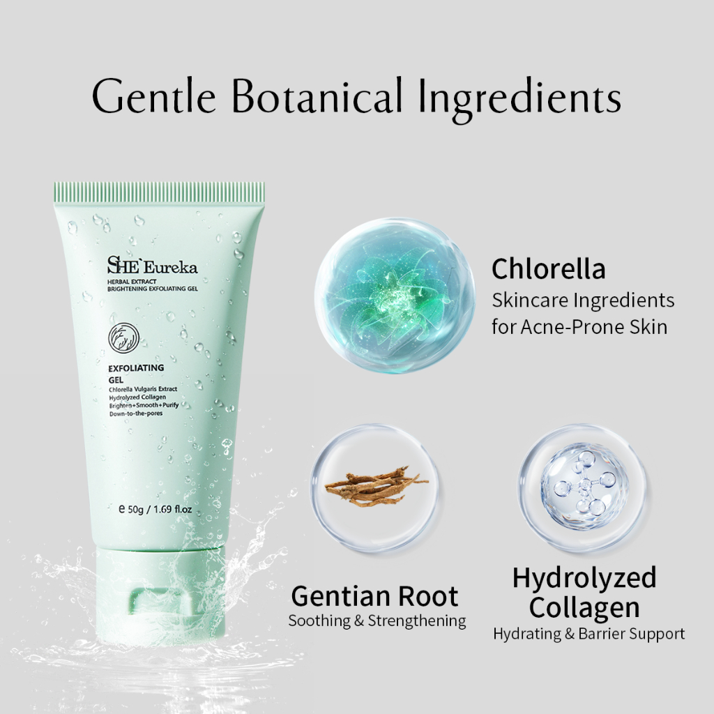 SHE Eureka Chlorella Tẩy Tế Bào Chết 50g Body Scrub Dưỡng... (2)