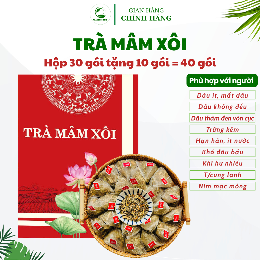 [Hộp 30 gói Tặng 10 gói] Trà Mâm Xôi (2)