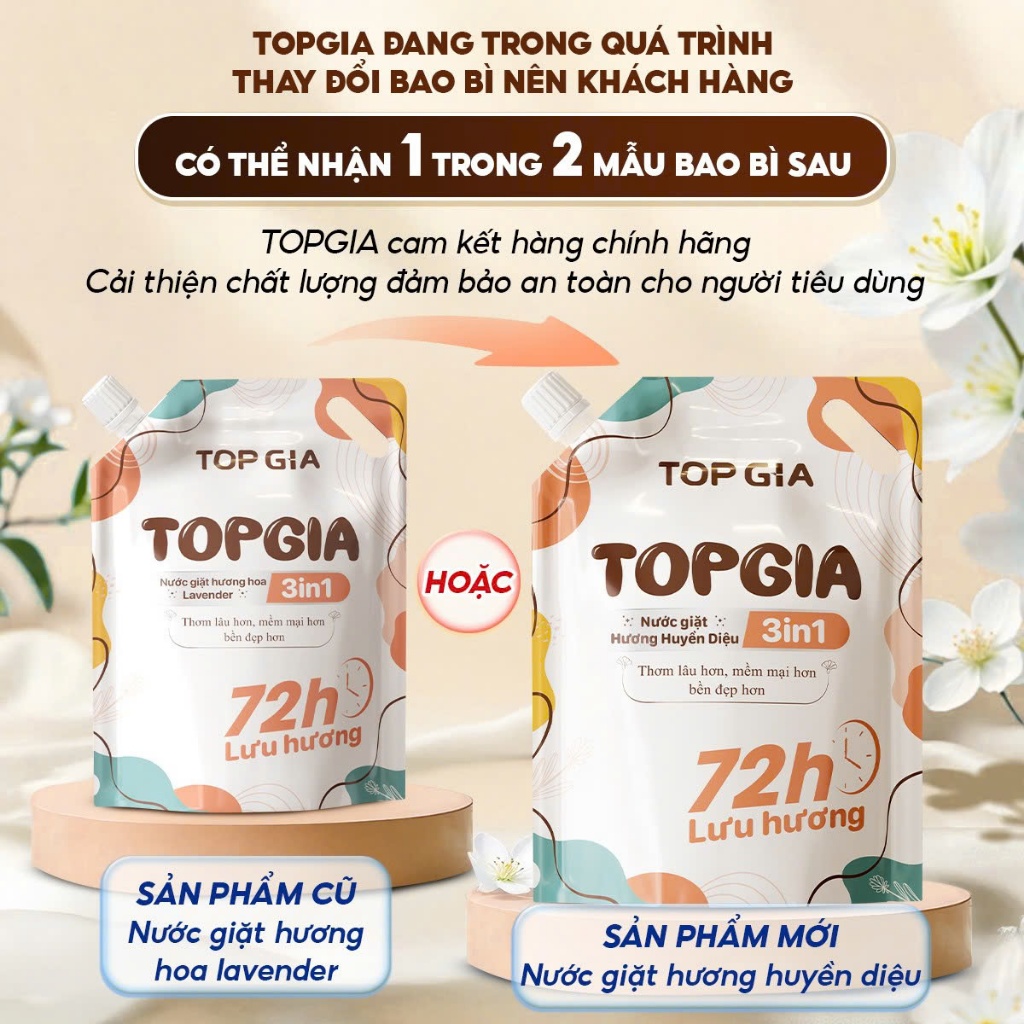 Nước Giặt Xả Đa Sắc TOPGIA Hương Huyền Diệu Dung Tích 2L ... (2)
