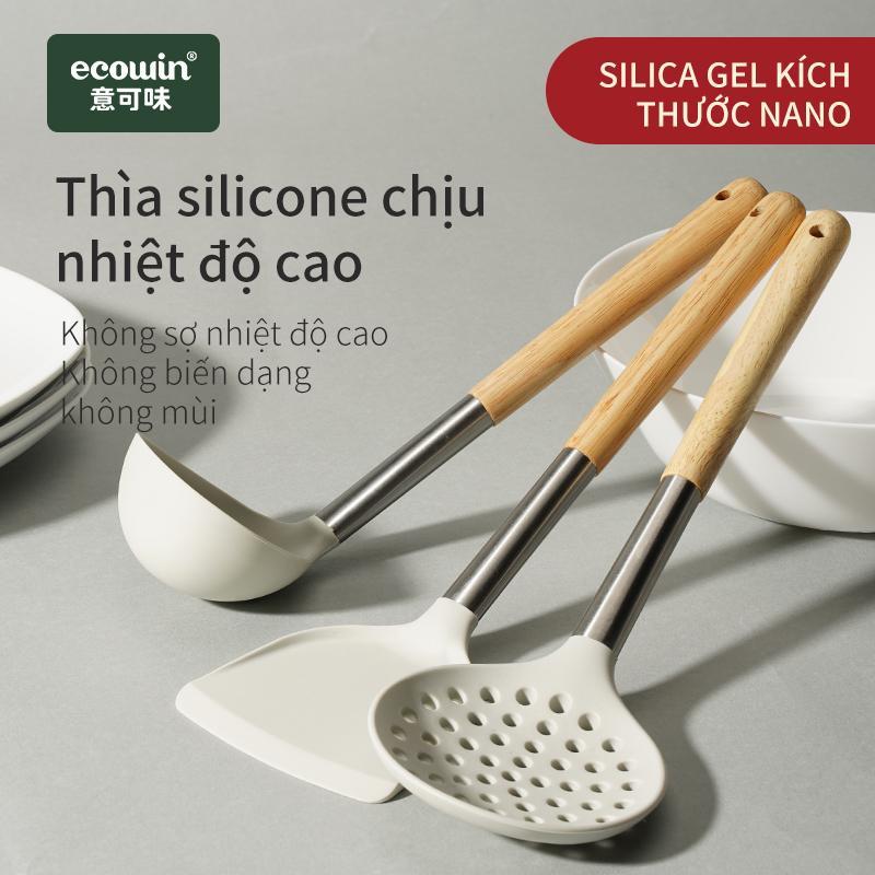 Ecowin Bộ dụng cụ nhà bếp Đồ Nấu Nướng Bằng Silicon Chốn... (2)